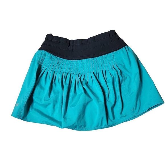Lululemon Revitalize Run Skirt Blue Aqua - Picture 2 of 6